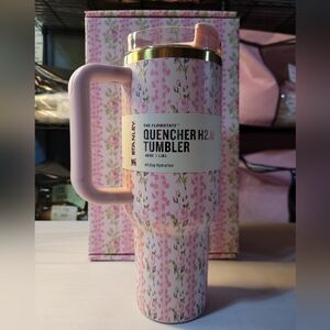Stanley Pink Floral Quencher Tumbler